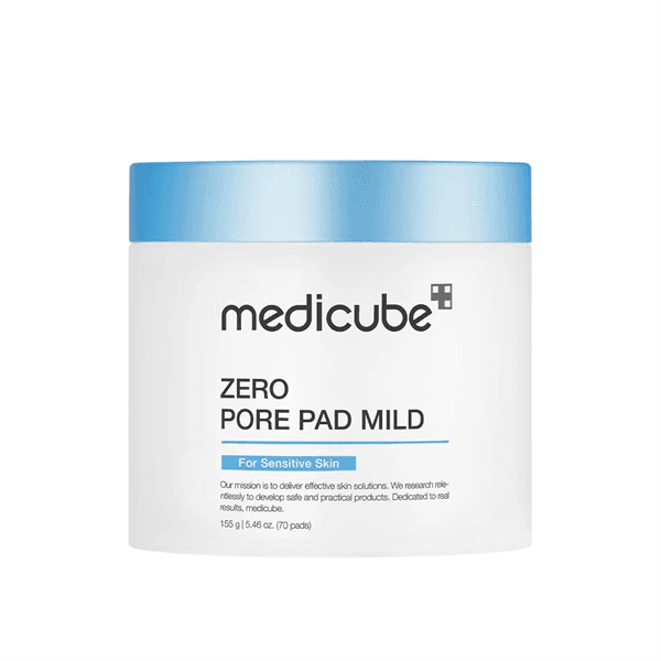 [HÀNG CÔNG TY] MEDICUBE Zero Poke Pad Mild Toner Xanh Dương - 155g