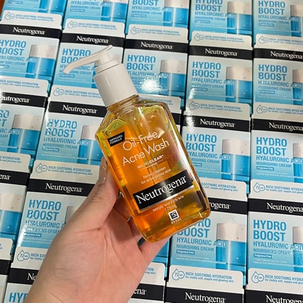 [HÀNG CÔNG TY] NEUTROGENA Oil Sữa Rửa Mặt - Free Acne Wash 175ml